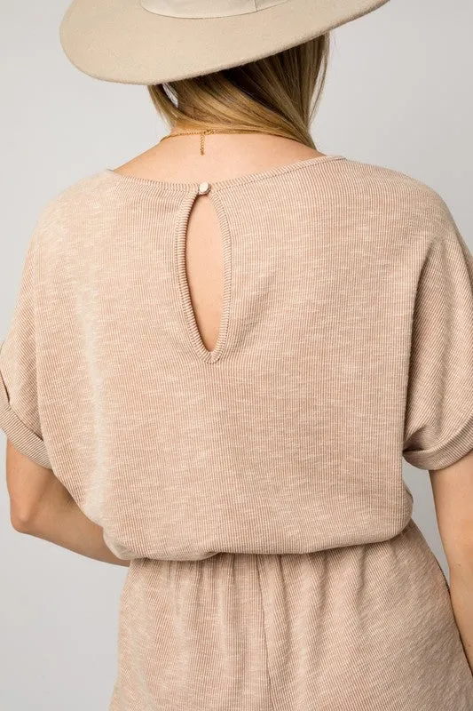 Lana Elastic Waist Romper