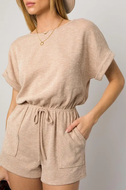 Lana Elastic Waist Romper