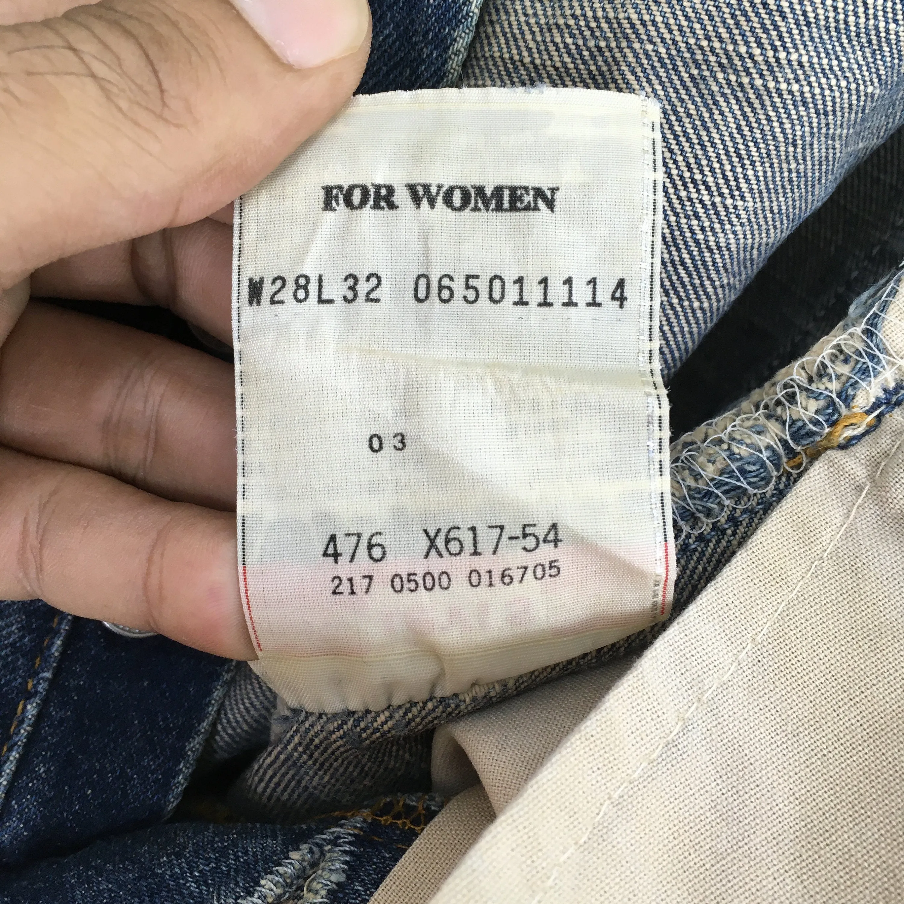 Levi's 501 Faded Dirty Stonewash Jeans Size 27x28.5