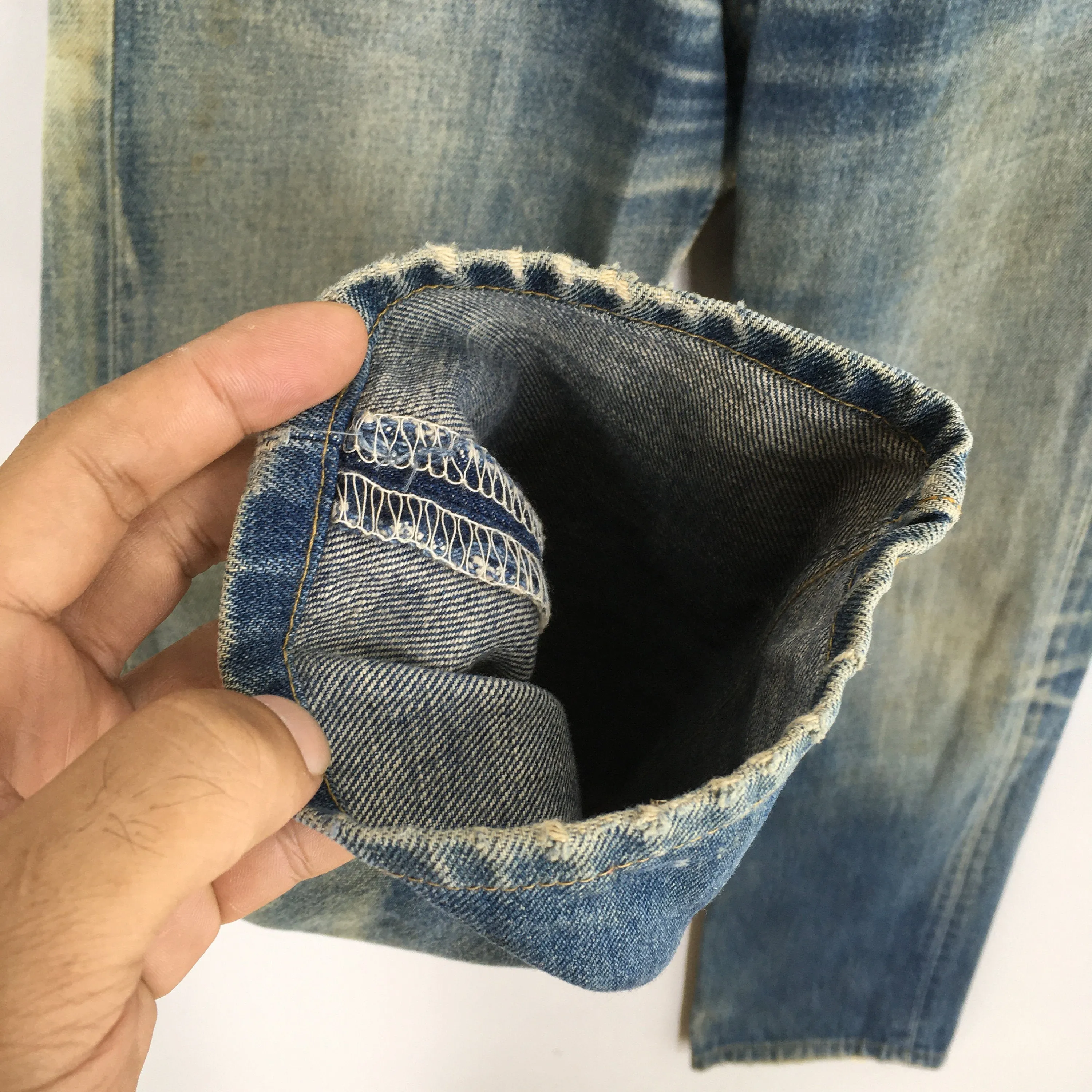 Levi's 501 Faded Dirty Stonewash Jeans Size 27x28.5