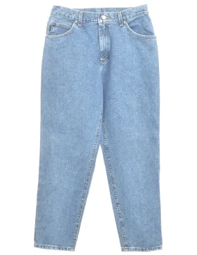 Light Wash Tapered Jeans - W31 L28