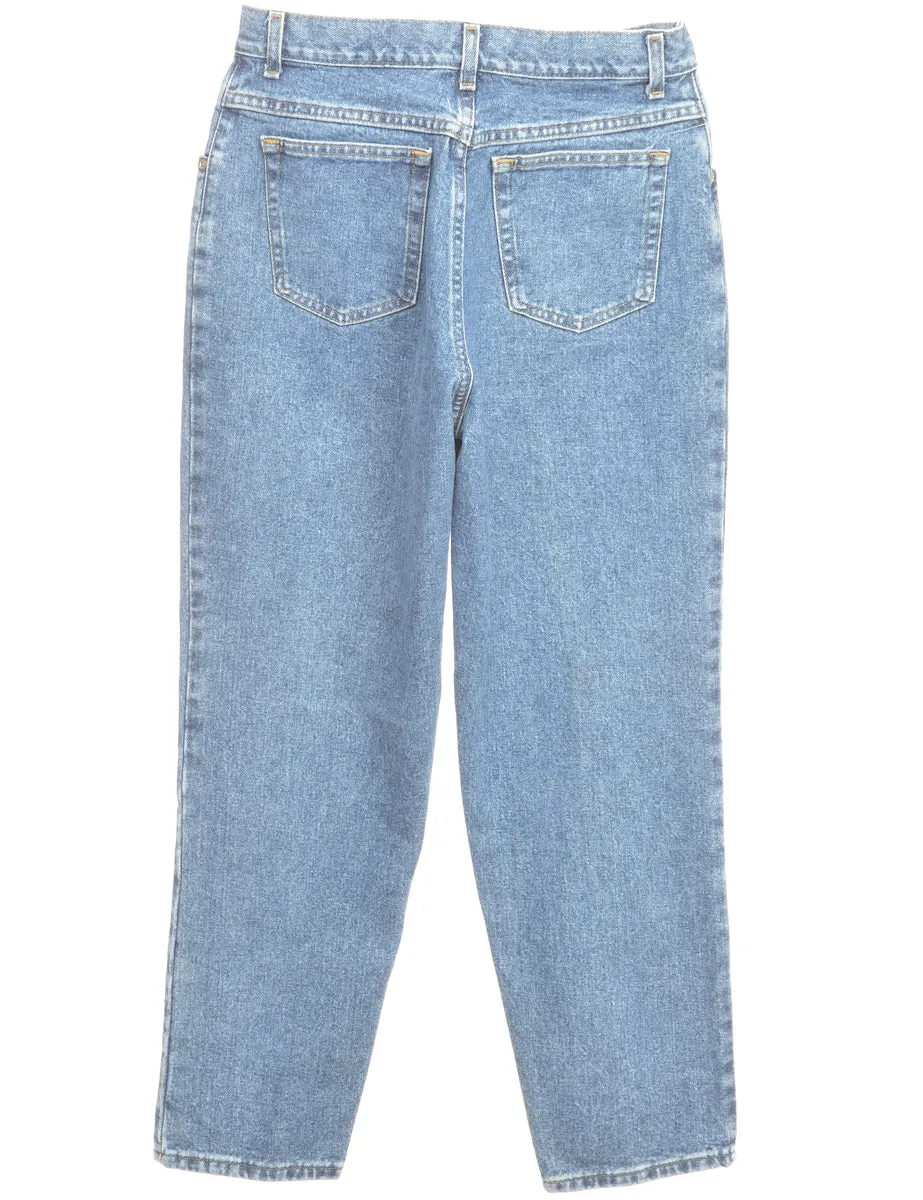 Light Wash Tapered Jeans - W31 L28