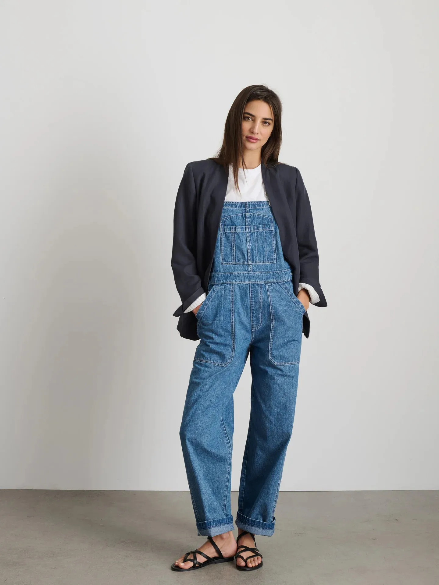 Lili Overall in Denim