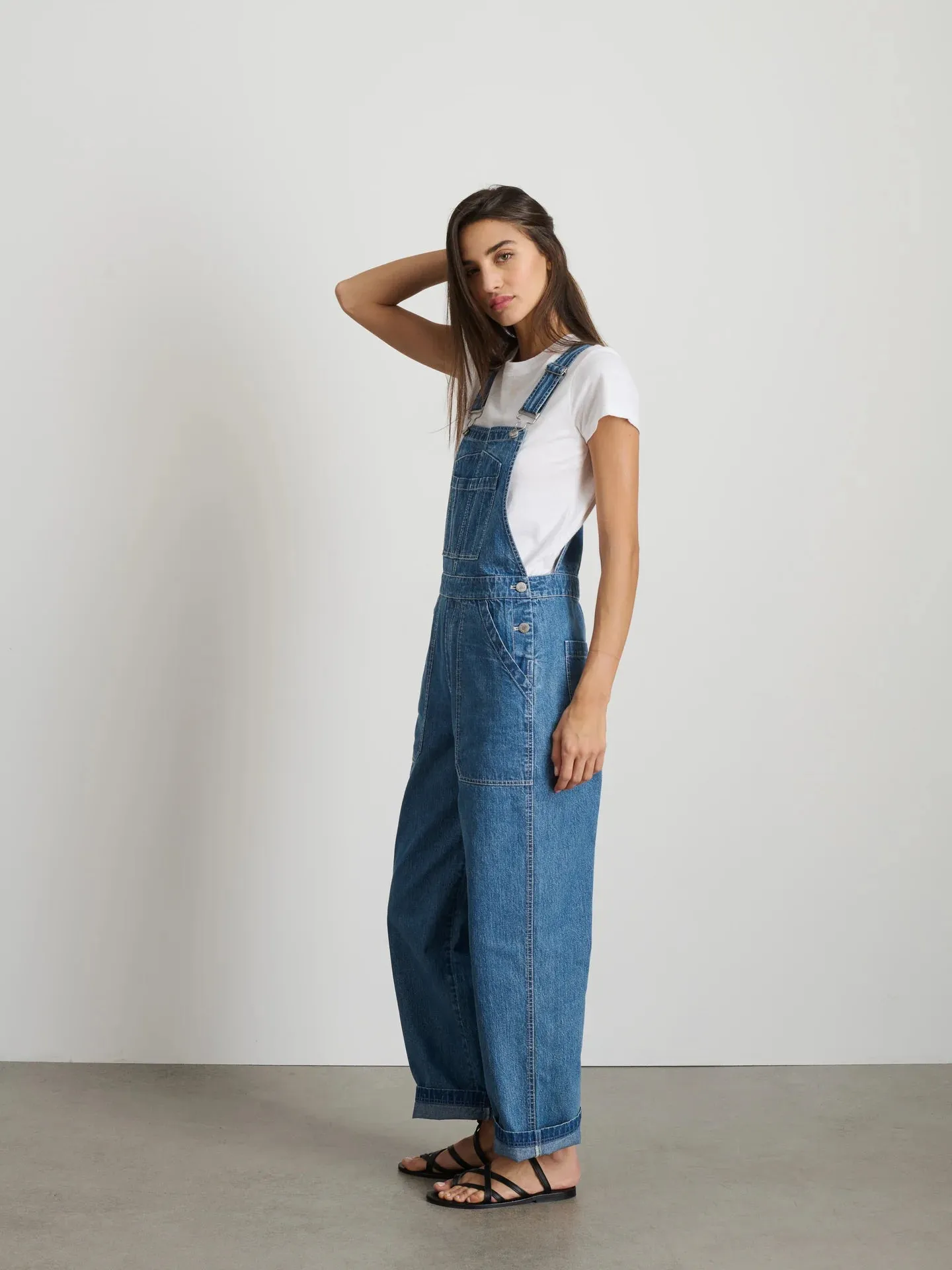 Lili Overall in Denim