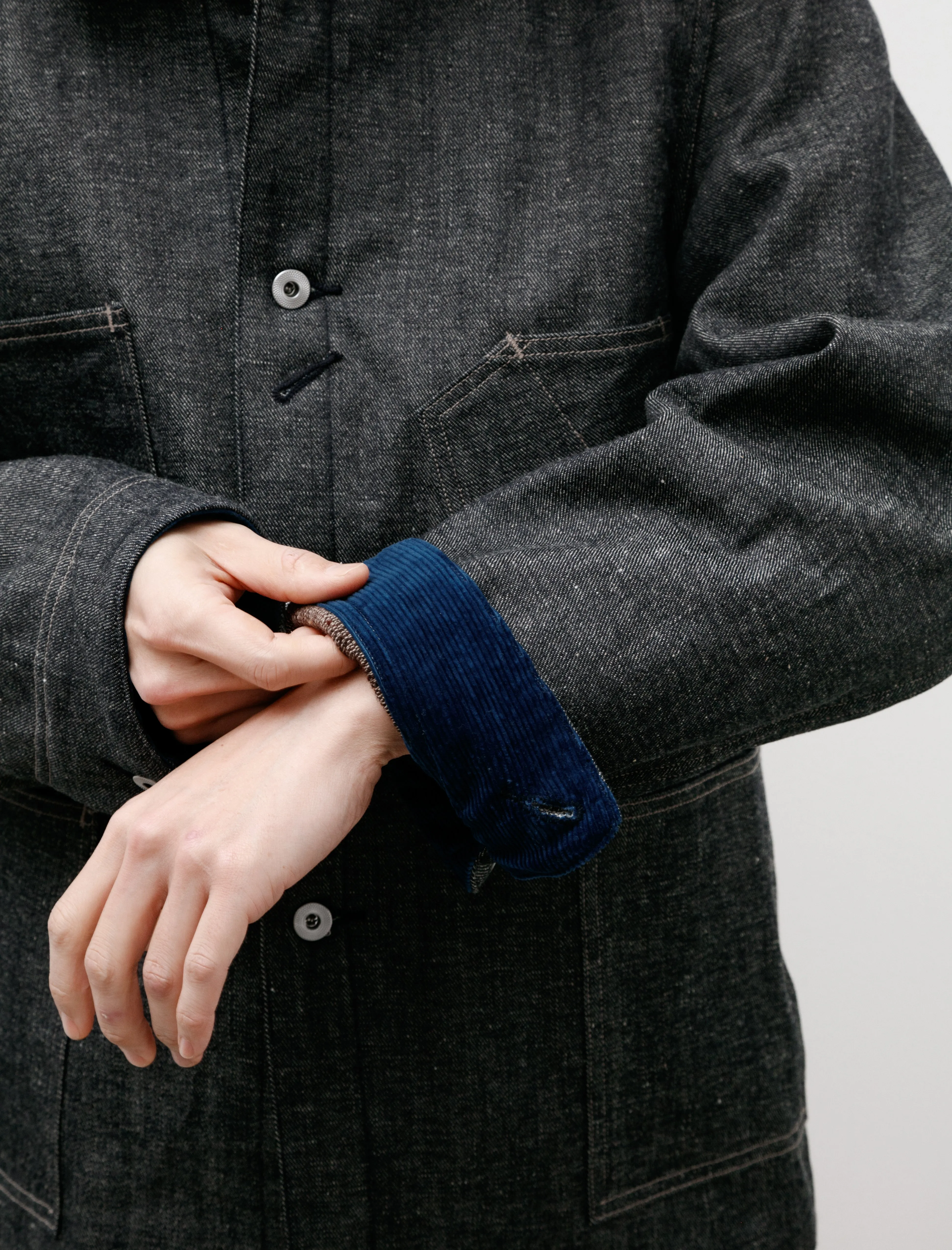 Lot 701 Blanket Lining Denim Overall Jacket Raw Indigo