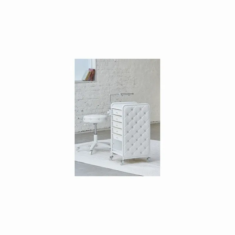 Lucile Quilting wagon 7 Tier Type (Completely Assembled) White