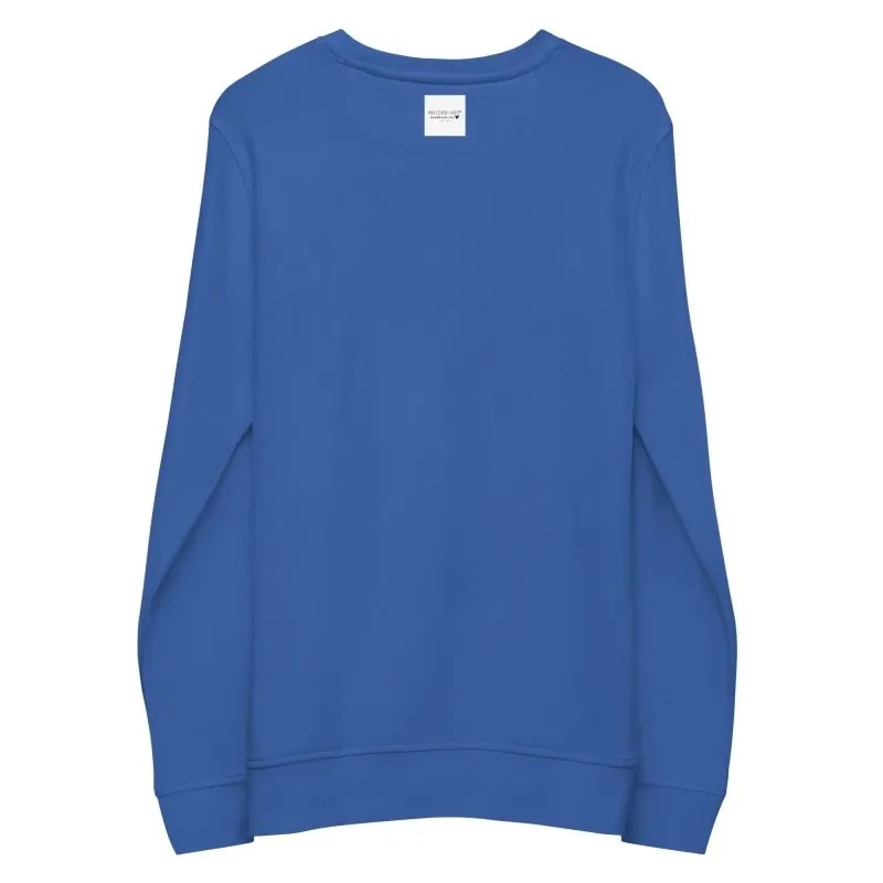 Maiden Art - Self Love Sweatshirt – Cozy, Sustainable, and Stylish Organic Cotton with Recycled Polyester- Soft, Comfortable Fit Eco-Friendly-Perfect for daily wear