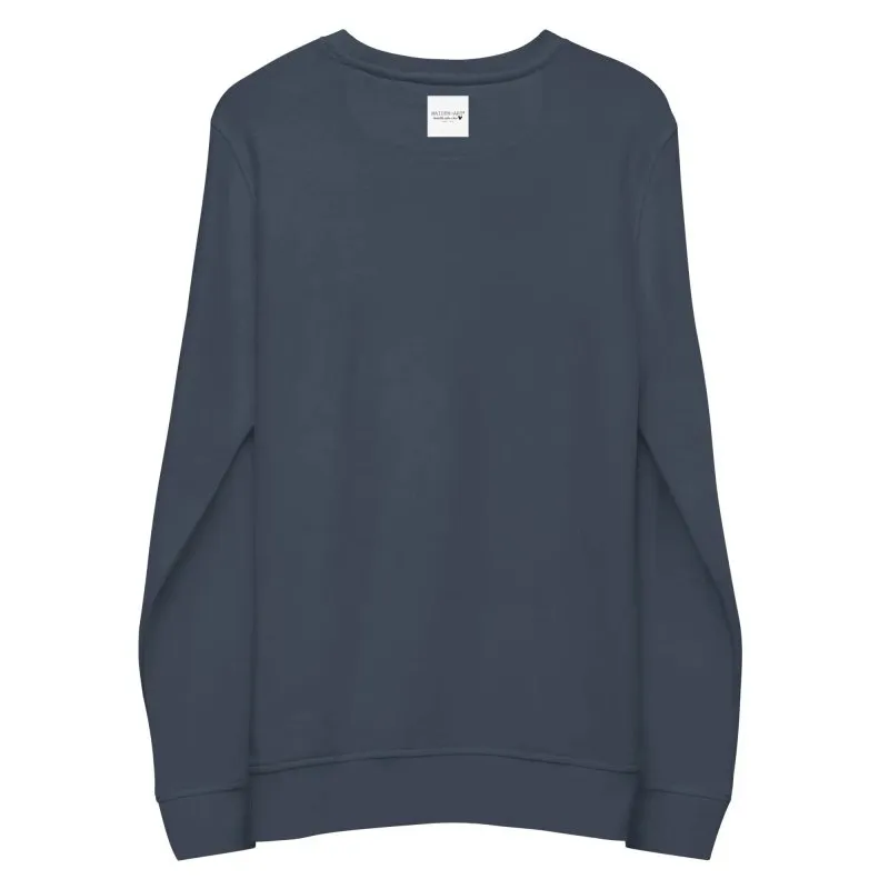 Maiden Art - Self Love Sweatshirt – Cozy, Sustainable, and Stylish Organic Cotton with Recycled Polyester- Soft, Comfortable Fit Eco-Friendly-Perfect for daily wear