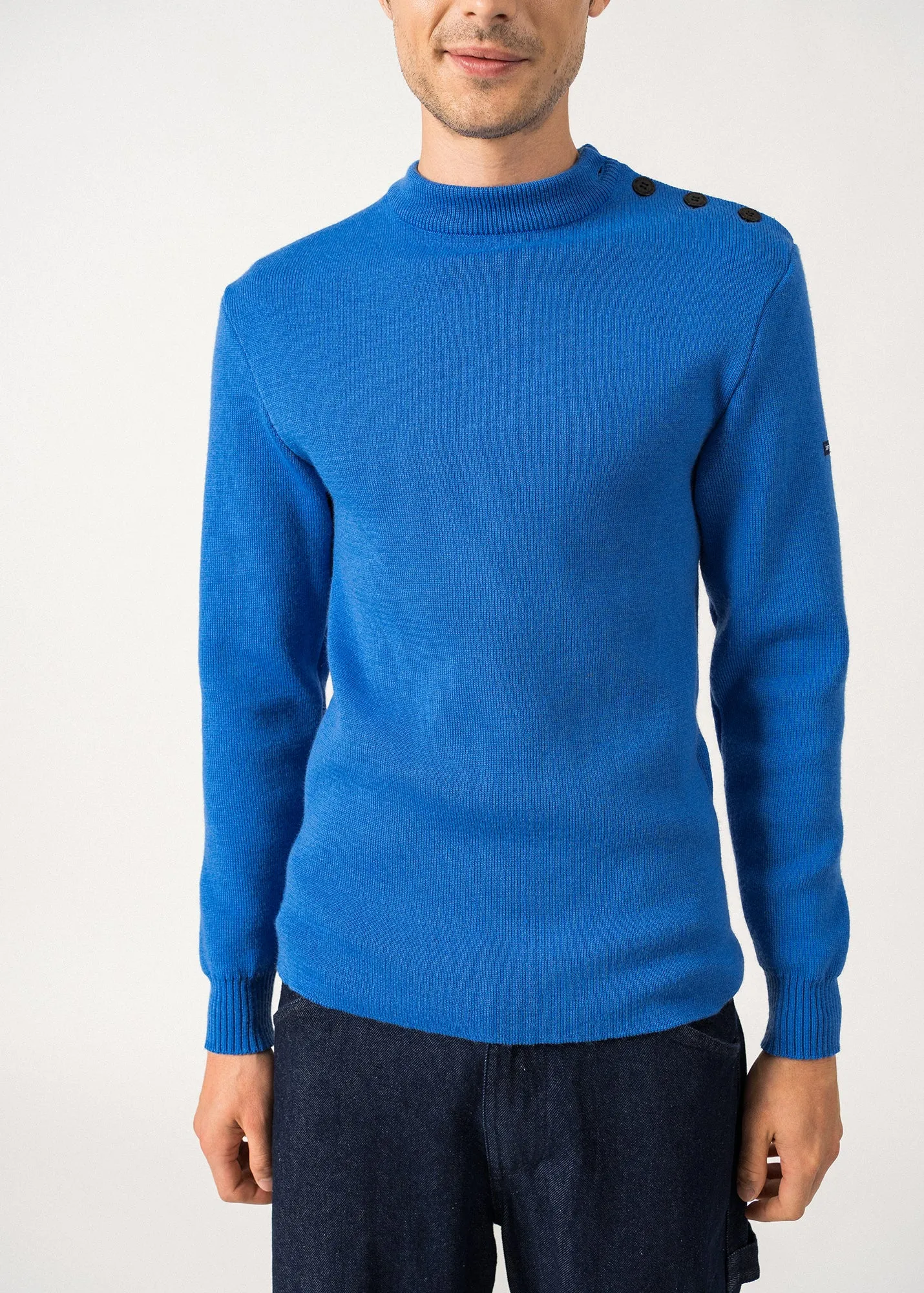 Matelot authentic sailor jumper - slim fit, in pure new wool (MER)
