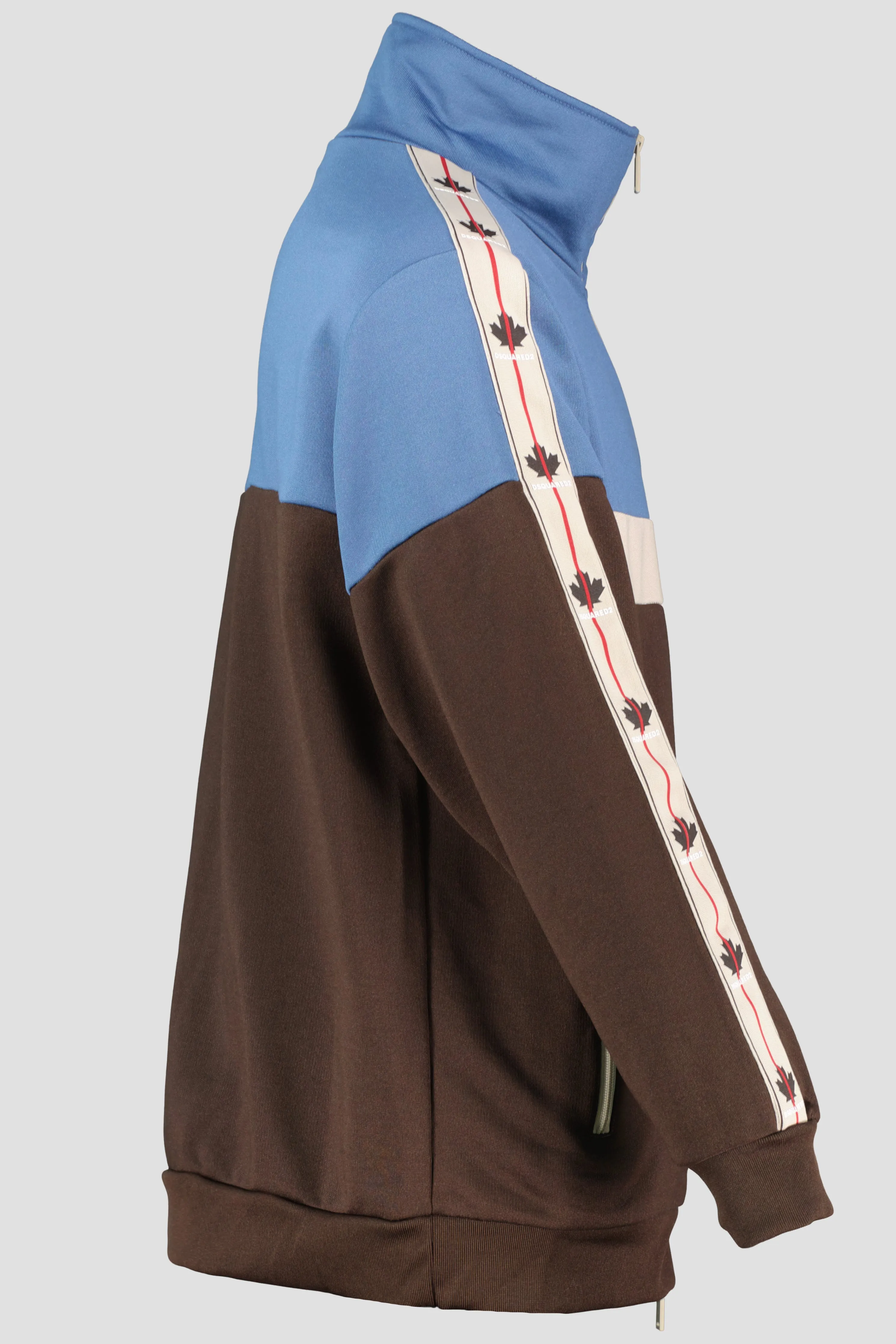 Men's Dsquared2 Brown Stone Technical Sweatshirt