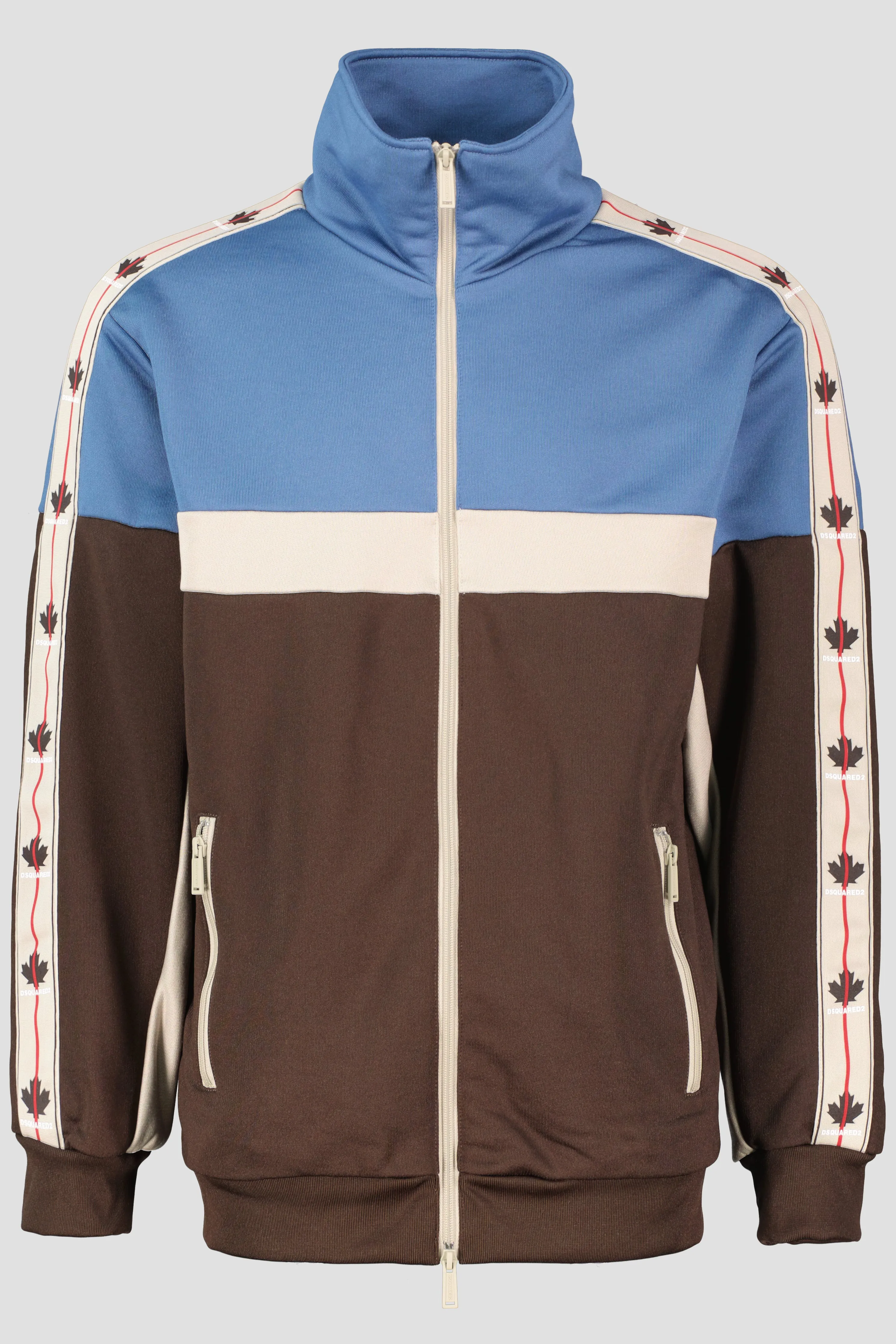 Men's Dsquared2 Brown Stone Technical Sweatshirt