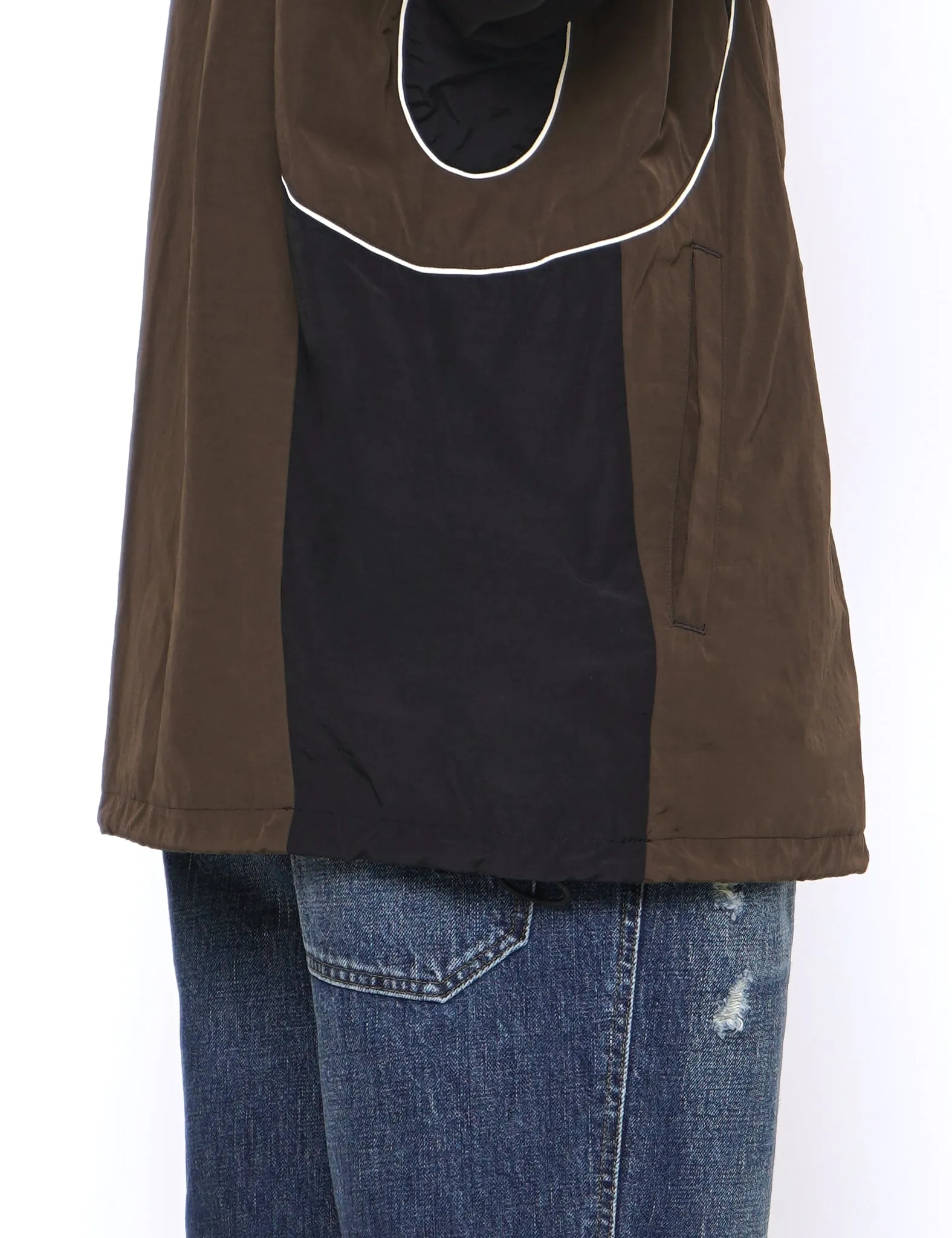 MILITARY KHAKI TRAINER'S TRACK JACKET