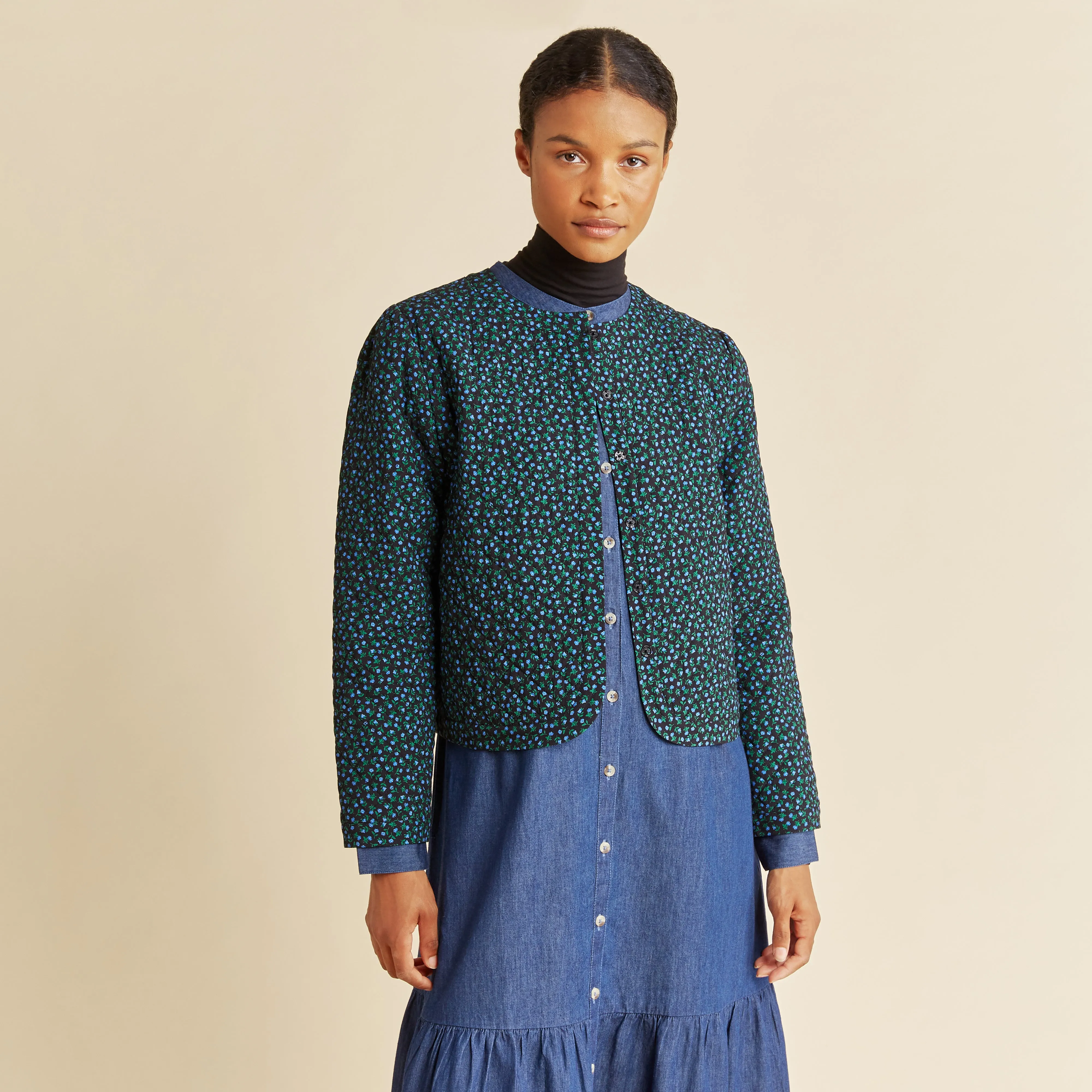 Mini Bud Quilted Jacket