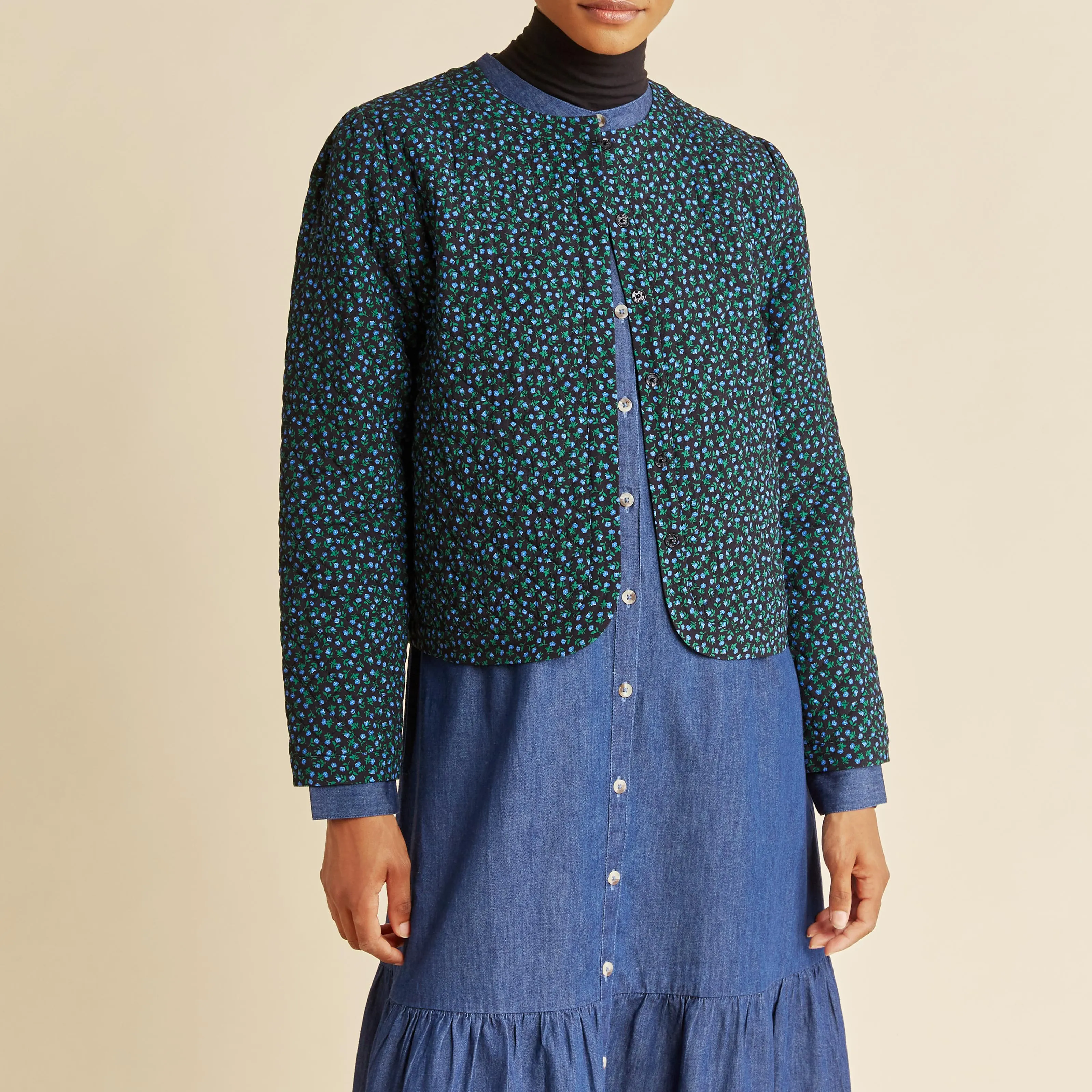 Mini Bud Quilted Jacket