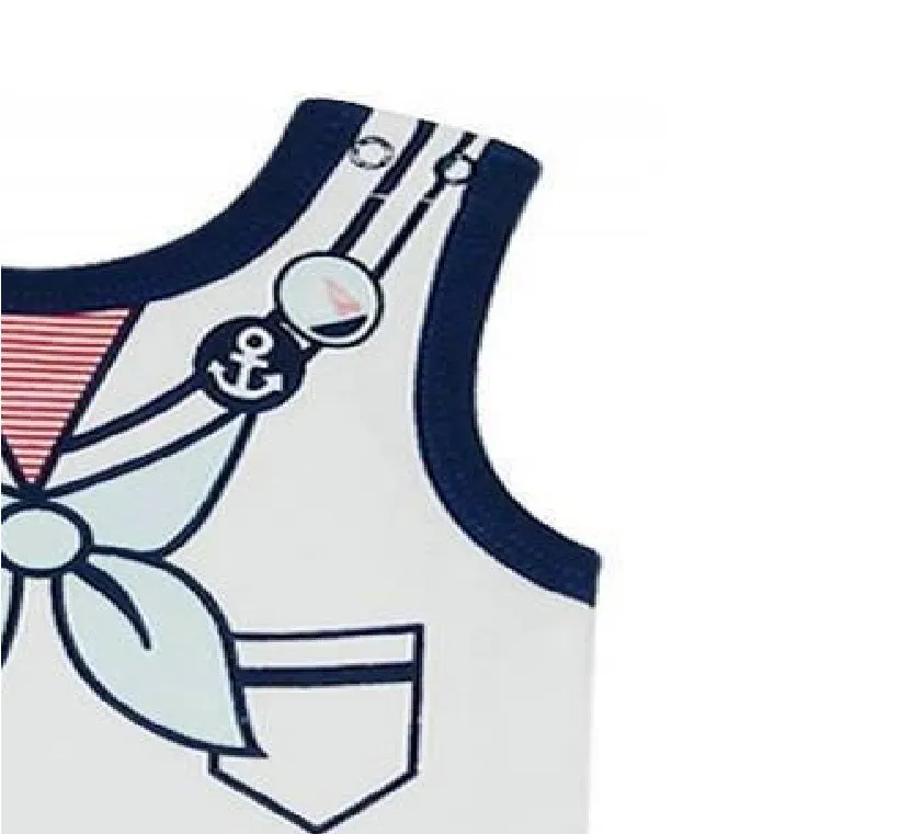 Mother's Choice Sailor -Newborn Sleeveless Onesies