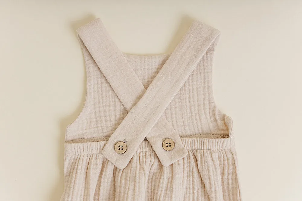Natural Muslin Overall