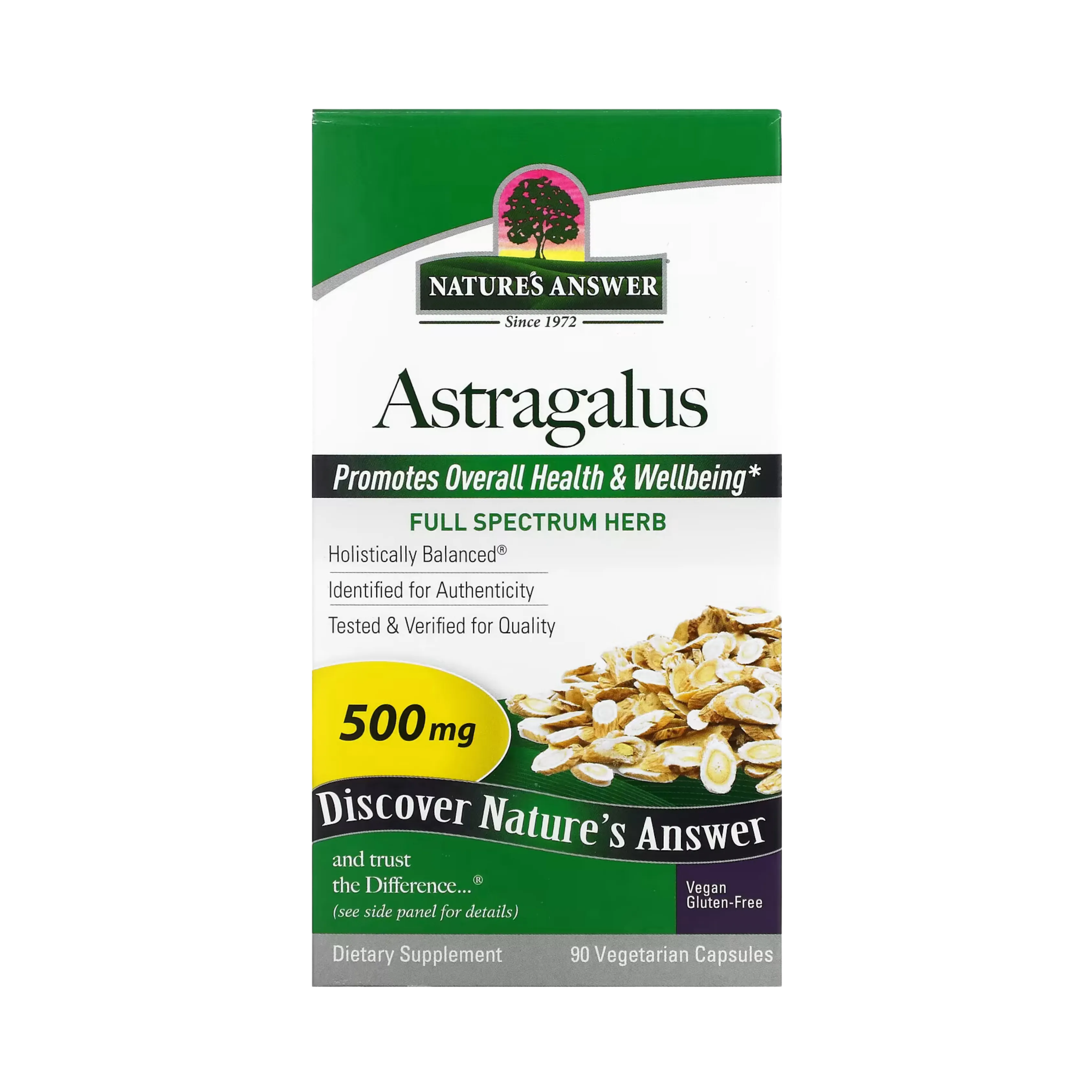 Nature’s Answer - Astragalus, 90 Vegetarian Capsules