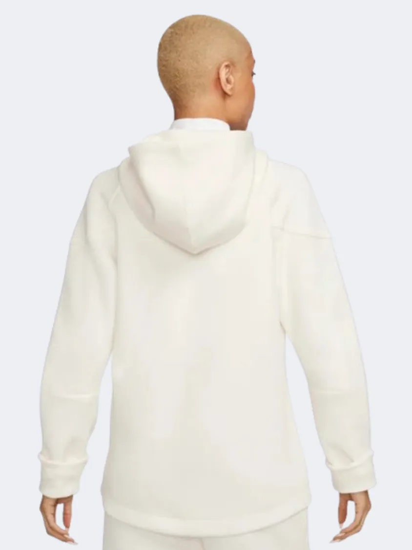 Nike Tech Fleece Women Lifestyle Lifestyle Hoody Pale Ivory/Black