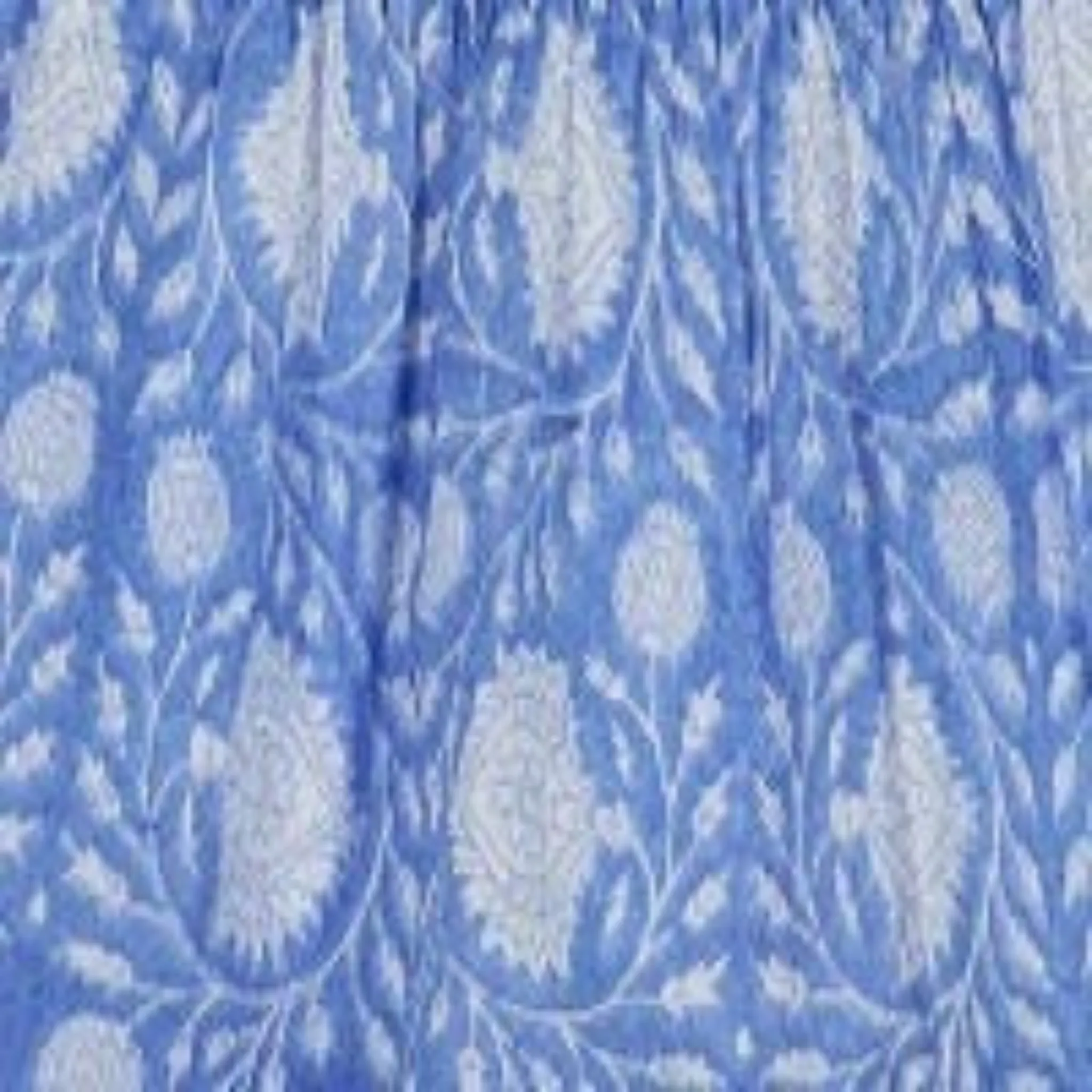 Noelle Girl's Smocked Top and Maxi Skirt Set in Farida Blue