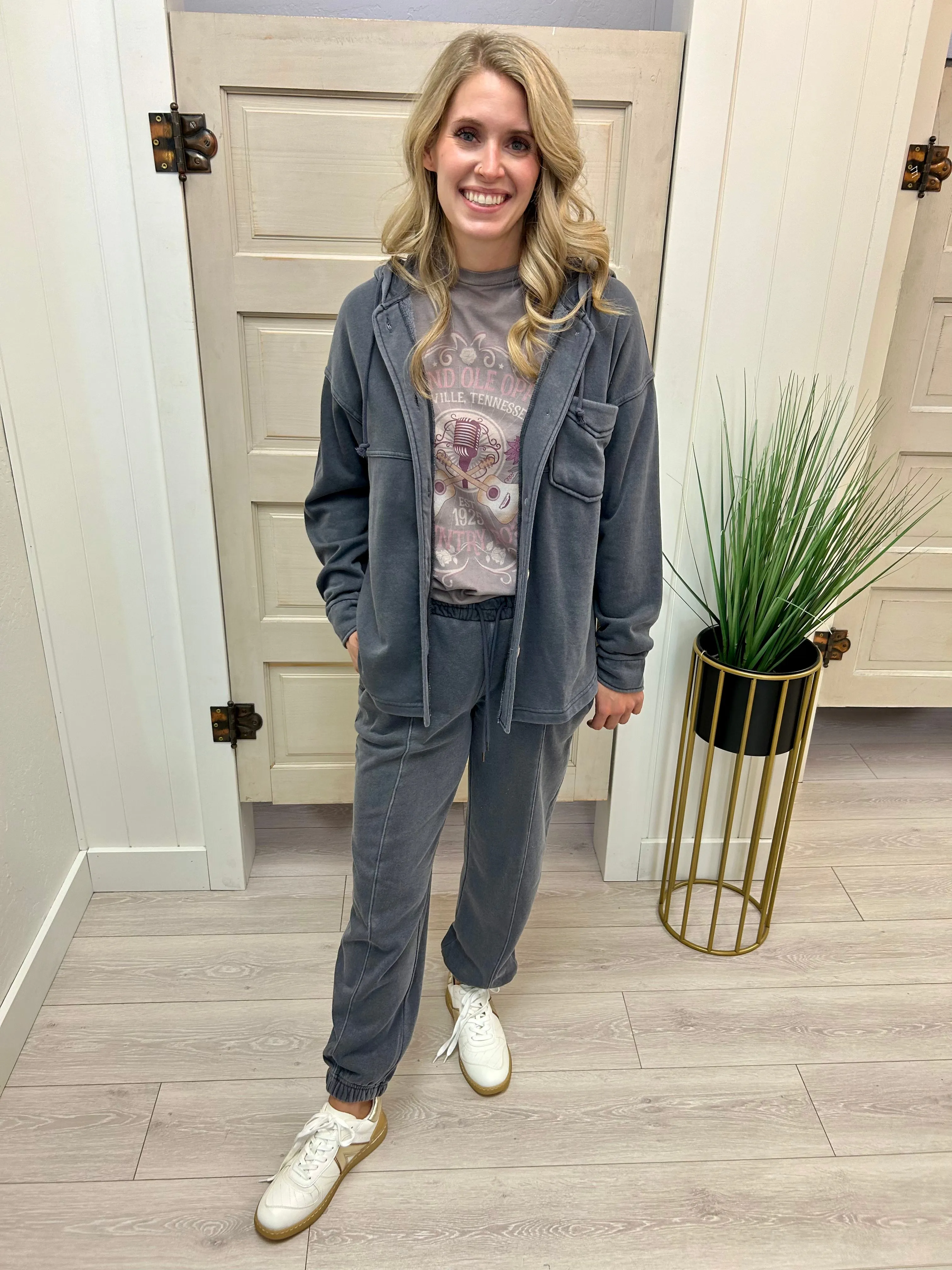 Odyssey Grey Shacket FINAL SALE!