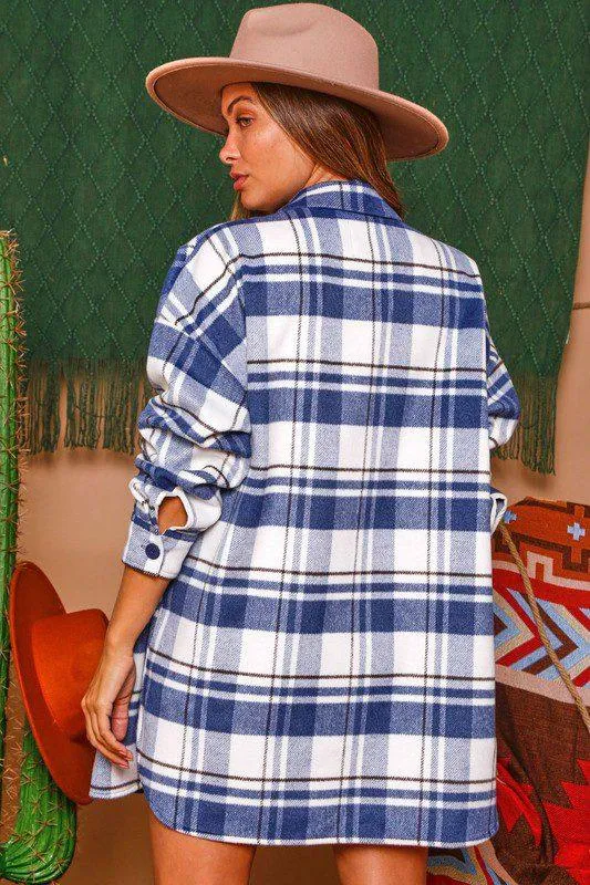 Oversized Flannel Jacket