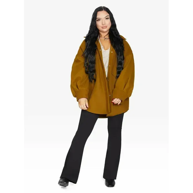 Oversized Patch Pocket Shacket