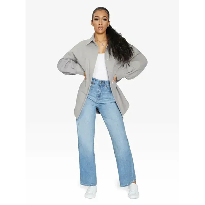 Oversized Patch Pocket Shacket