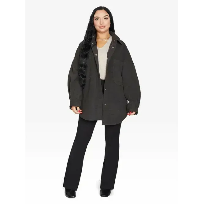 Oversized Patch Pocket Shacket