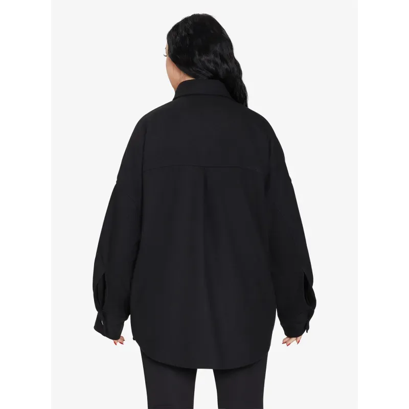 Oversized Patch Pocket Shacket