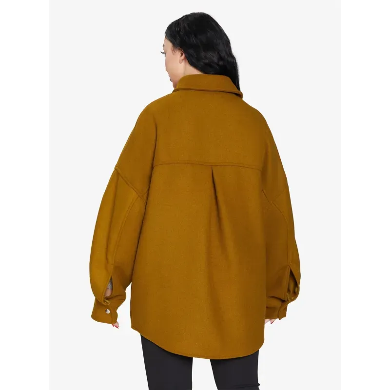 Oversized Patch Pocket Shacket