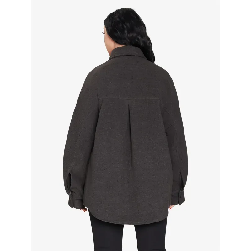 Oversized Patch Pocket Shacket