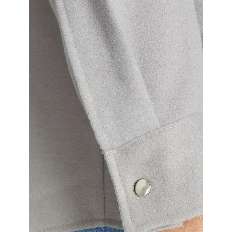 Oversized Patch Pocket Shacket