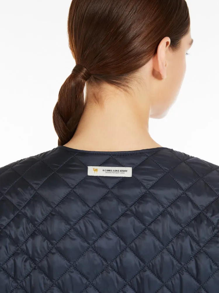 Padded jacket in water-repellent canvas