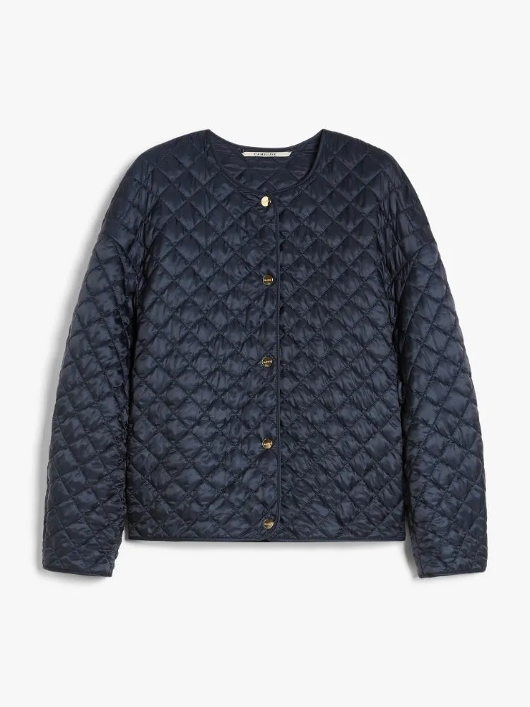 Padded jacket in water-repellent canvas