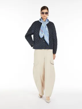 Padded jacket in water-repellent canvas