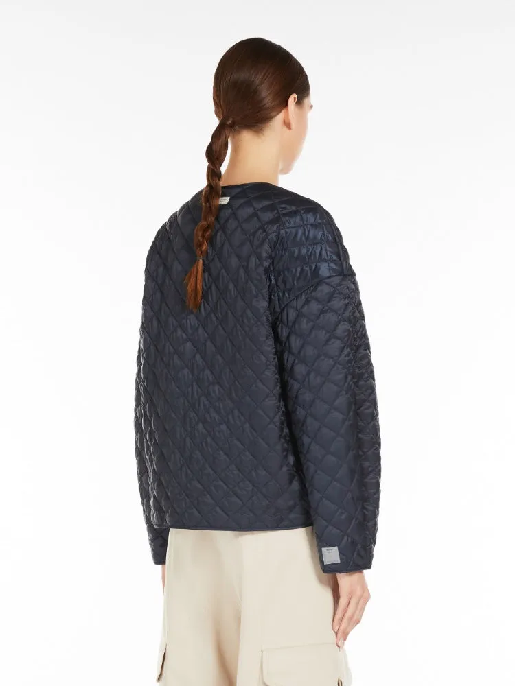 Padded jacket in water-repellent canvas