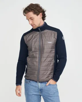 Peder Full Zip Windproof Jacket- Navy/Mole
