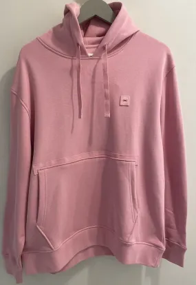 PINK HOODED SWEATSHIRT IN FLEECE
