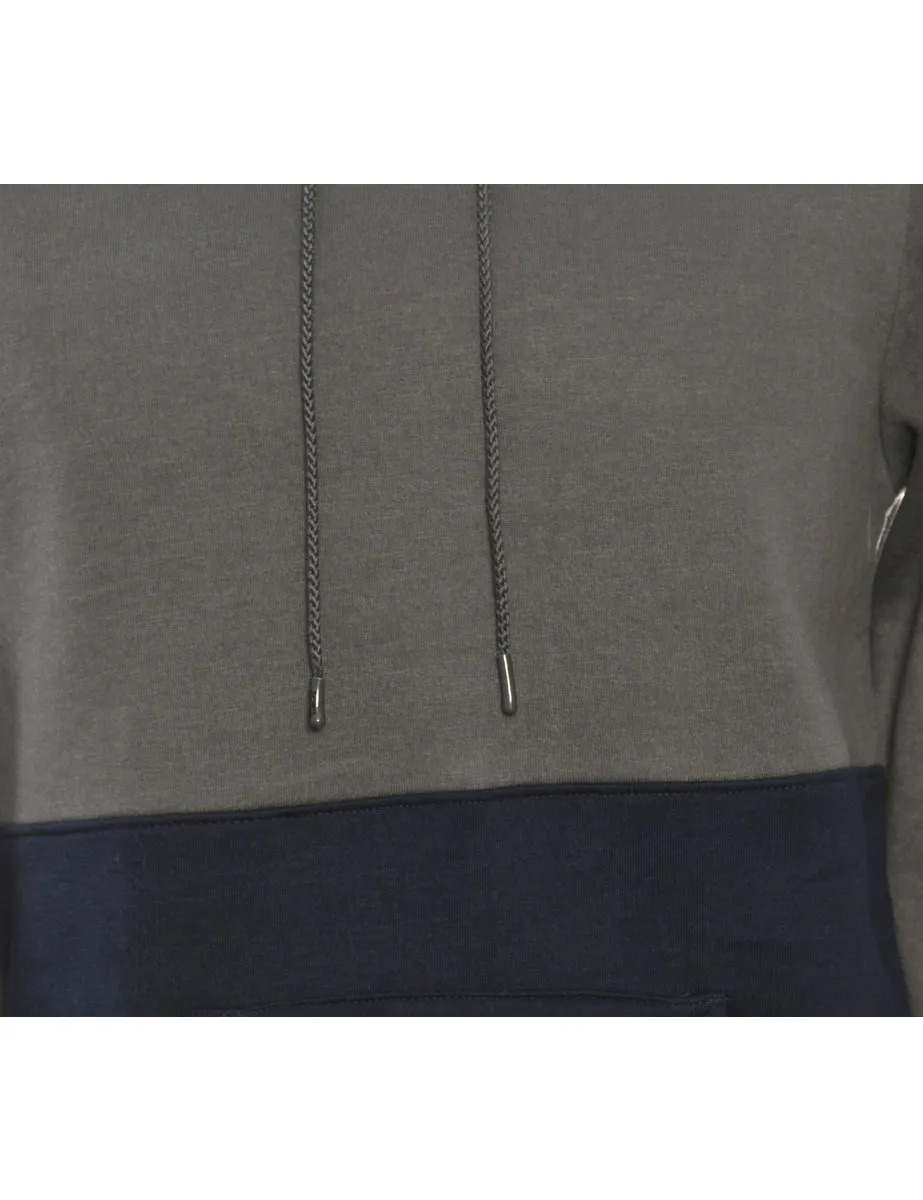 Plain Navy & Grey Sweatshirt - S
