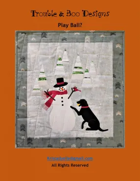 Play Ball Quilt Pattern