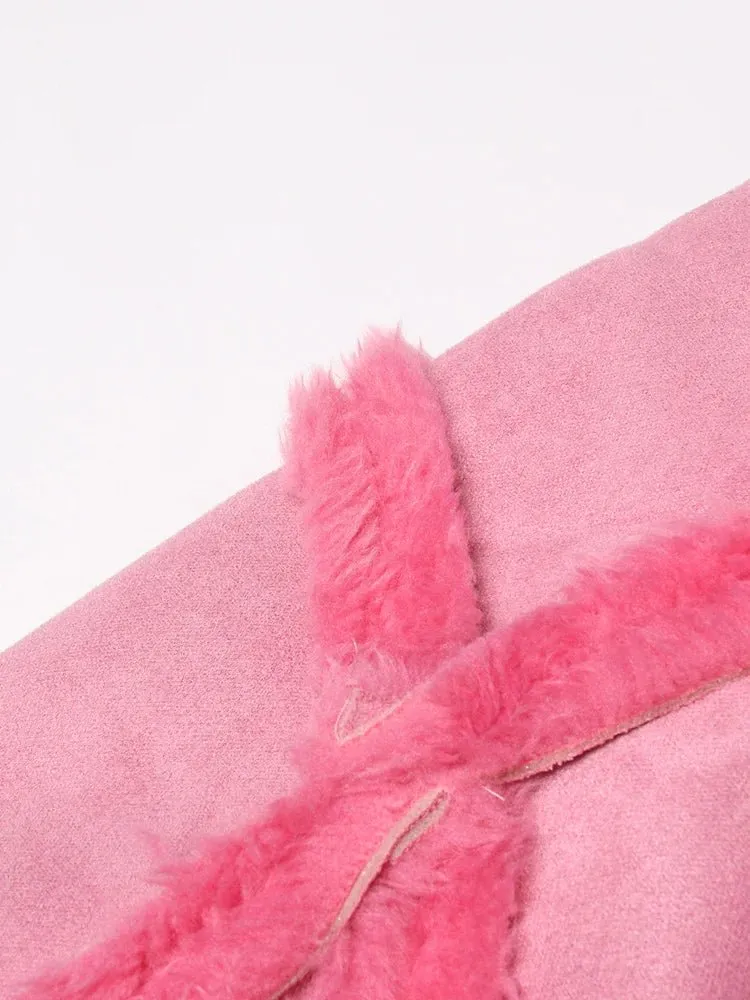 Pre Order:  Integrated Faux Fur Short Jacket