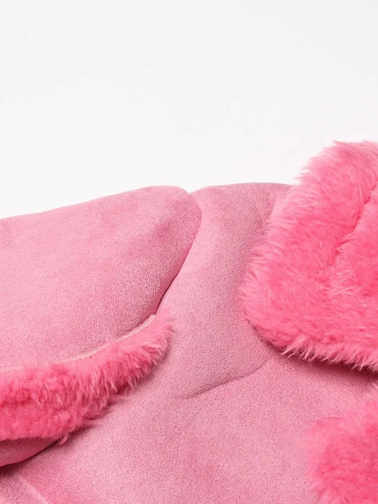 Pre Order:  Integrated Faux Fur Short Jacket