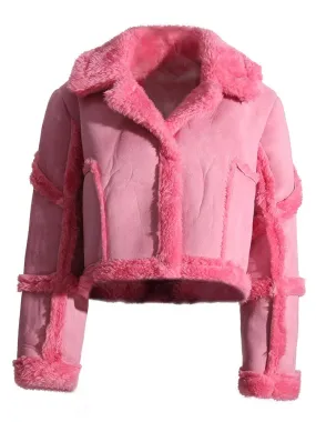 Pre Order:  Integrated Faux Fur Short Jacket