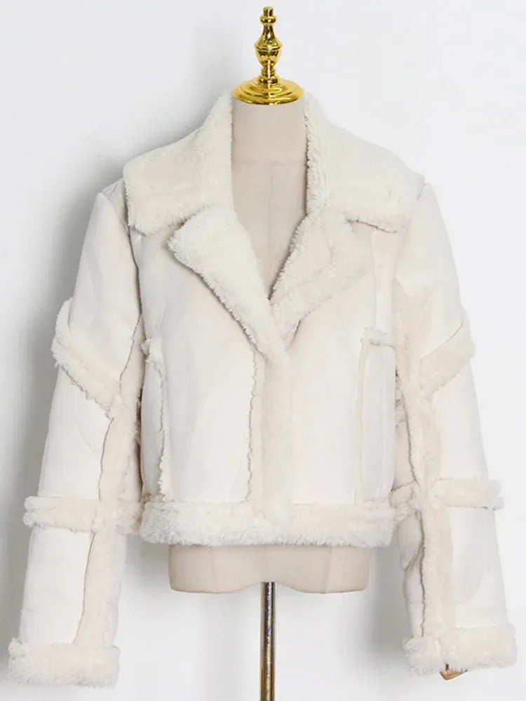 Pre Order:  Integrated Faux Fur Short Jacket