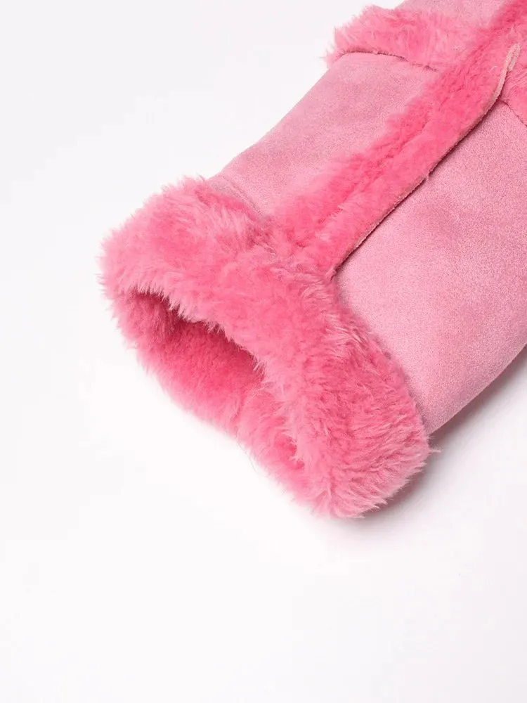 Pre Order:  Integrated Faux Fur Short Jacket