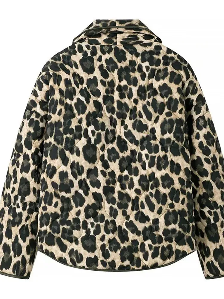 Pre Order:  Leopard Printed Loose Jacket