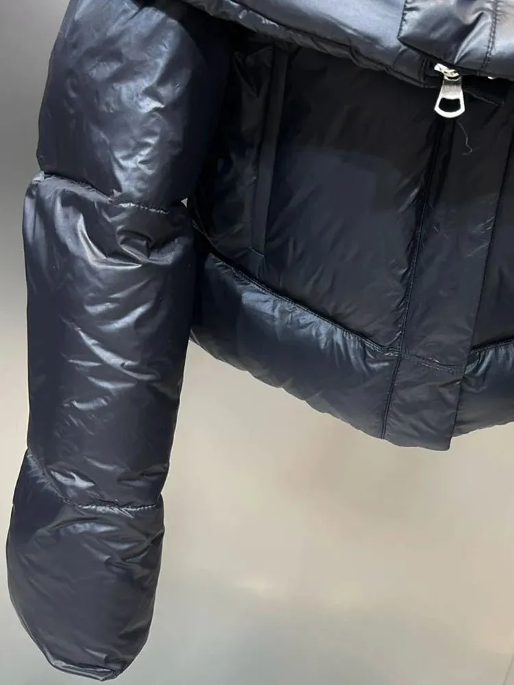 Pre Order:  Off Shoulder Cotton Padded Jacket