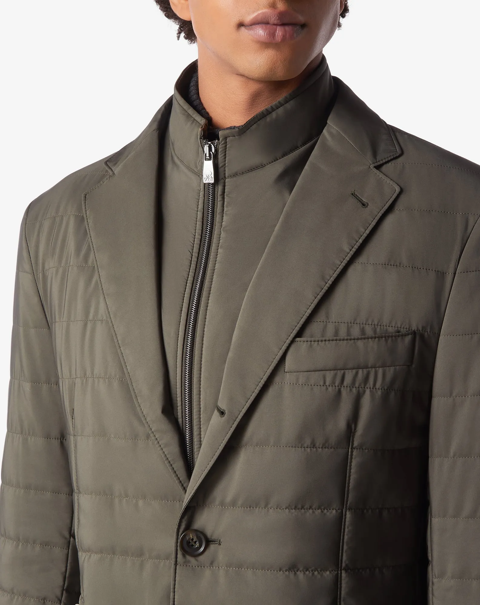 Quilted Jacket With Detachable Vest