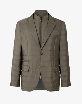 Quilted Jacket With Detachable Vest