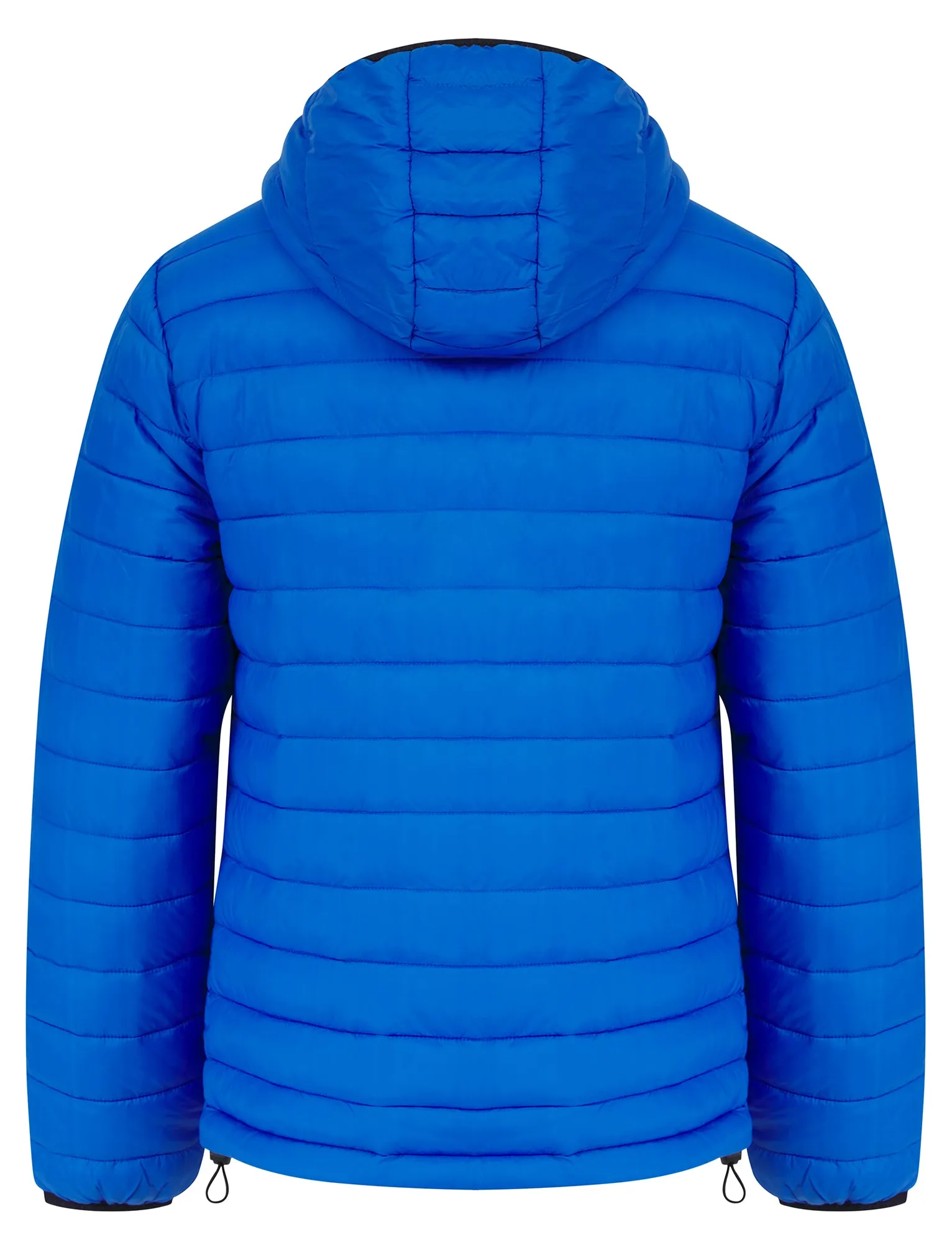 Samoset Quilted Puffer Jacket with Hood in French Blue - Tokyo Laundry